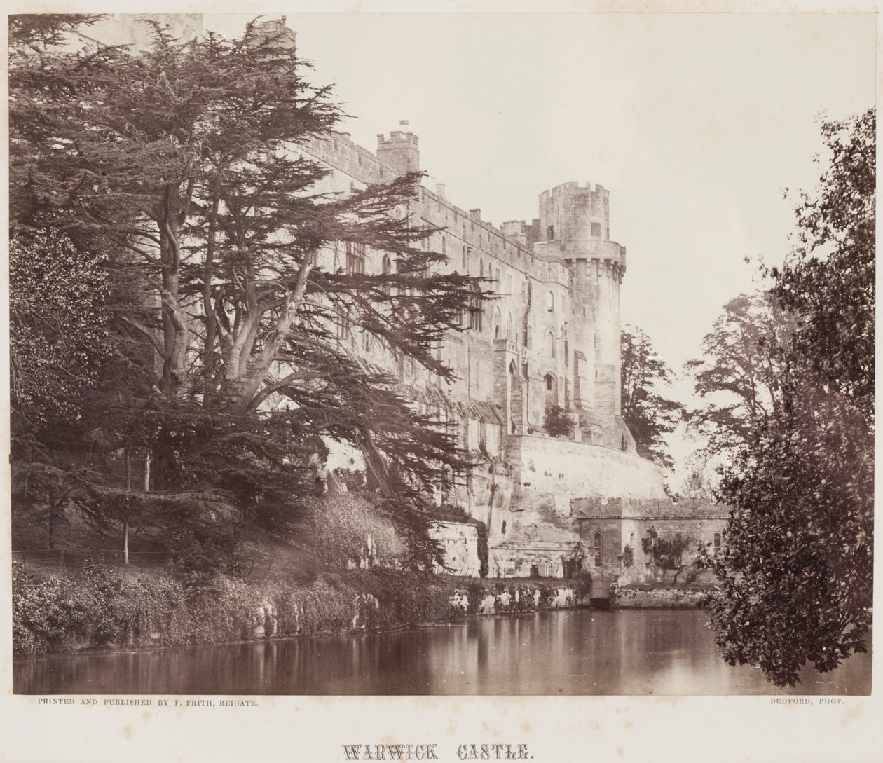 Castello di Warwick, c.1857 (stampa all