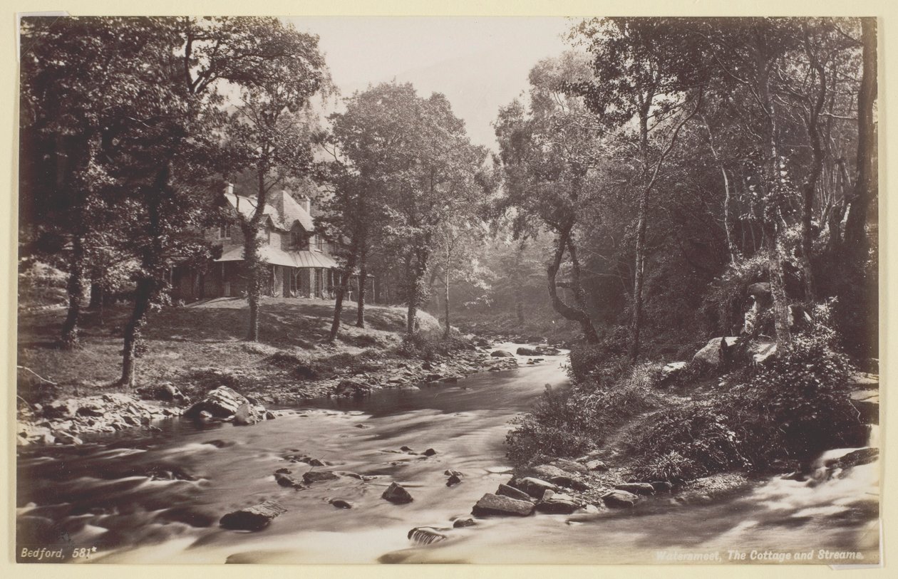 Watersmeet, il cottage e i ruscelli da Francis Bedford