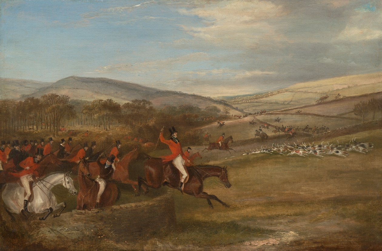 La caccia di Berkeley, 1842: Corsa completa da Francis Calcraft Turner