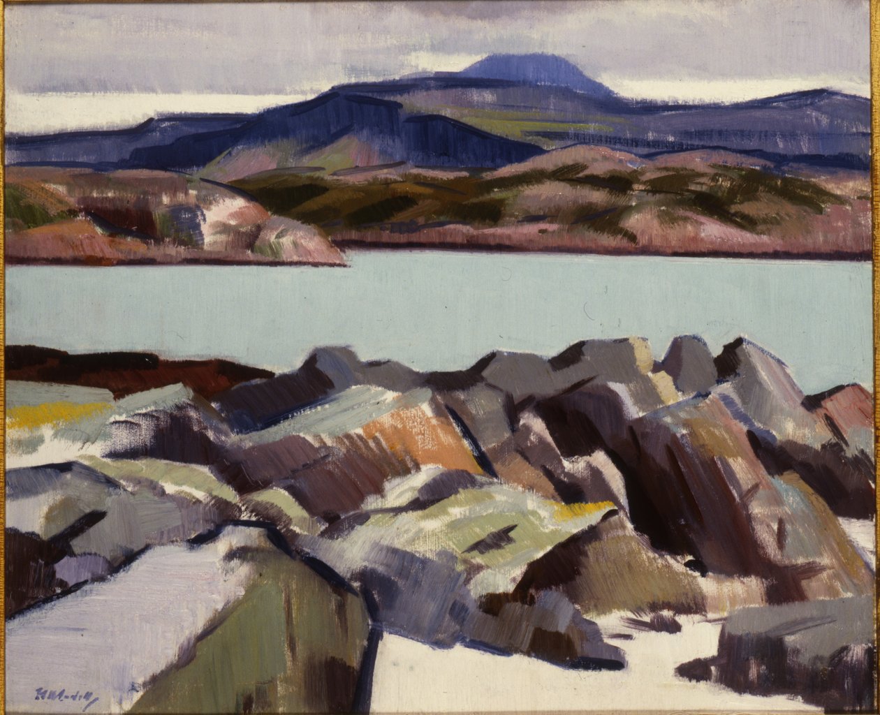Ben More, da sopra Port Beag na Sligeanach da Francis Campbell Boileau Cadell