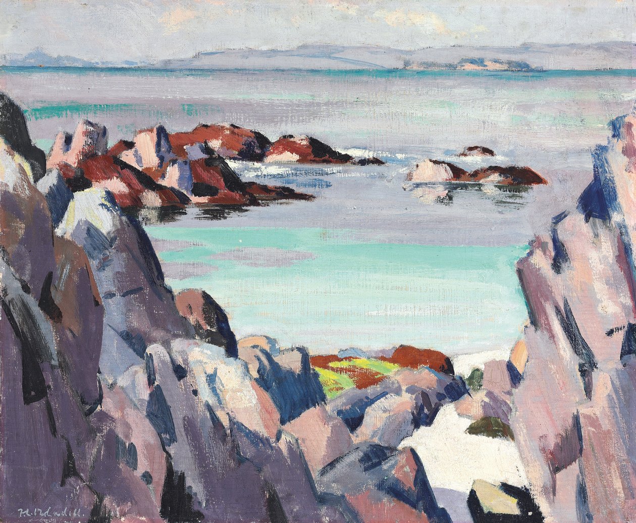 Staffa e Rhum da Iona da Francis Campbell Boileau Cadell
