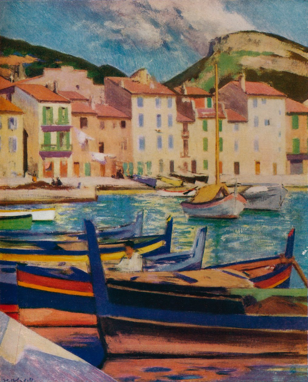 Il porto, Cassis, c1924 1932 da Francis Campbell Boileau Cadell