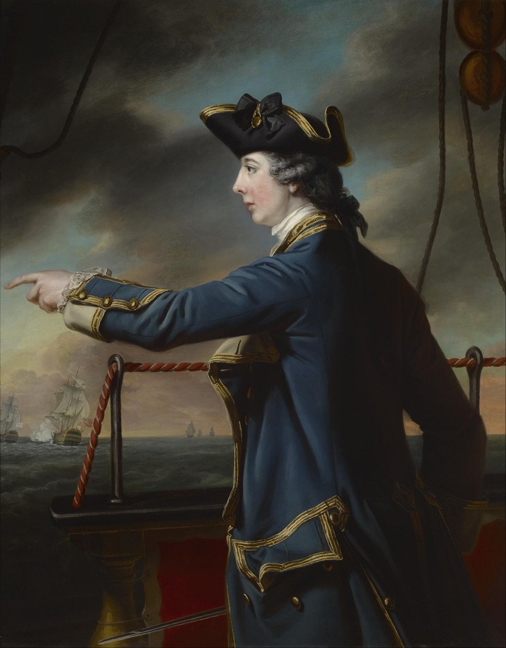 Ritratto del capitano Edward Knowles, R.N. (1742-1762) da Francis Cotes