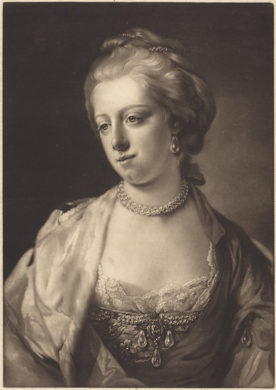 La principessa Carolina Matilde, regina di Danimarca da Francis Cotes