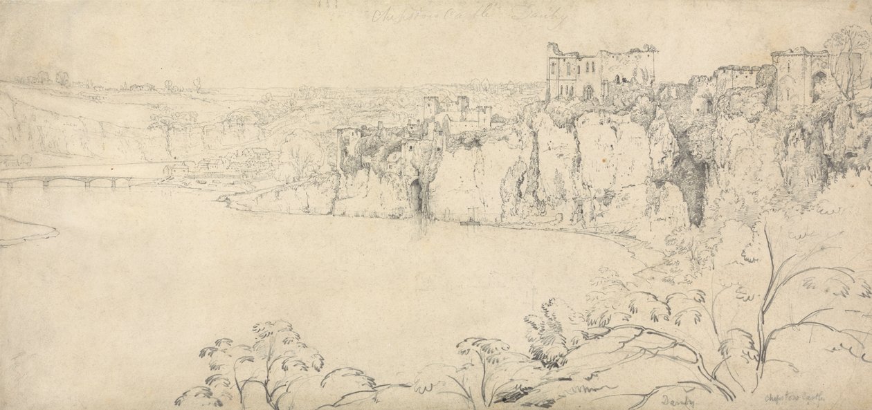Castello di Chepstow sul Wye da Francis Danby
