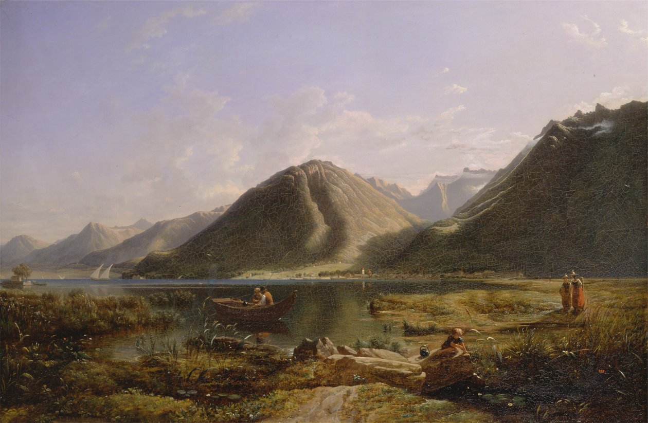 Fine del lago di Ginevra da Francis Danby