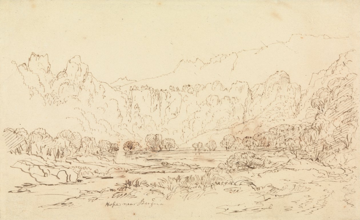 Hope vicino a Bergen da Francis Danby