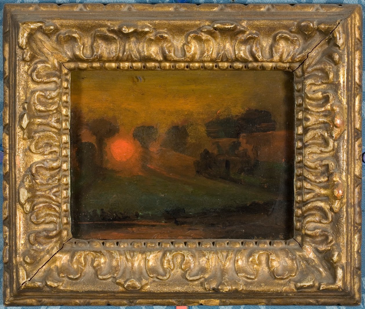Tramonto tra gli alberi, c.1855 da Francis Danby