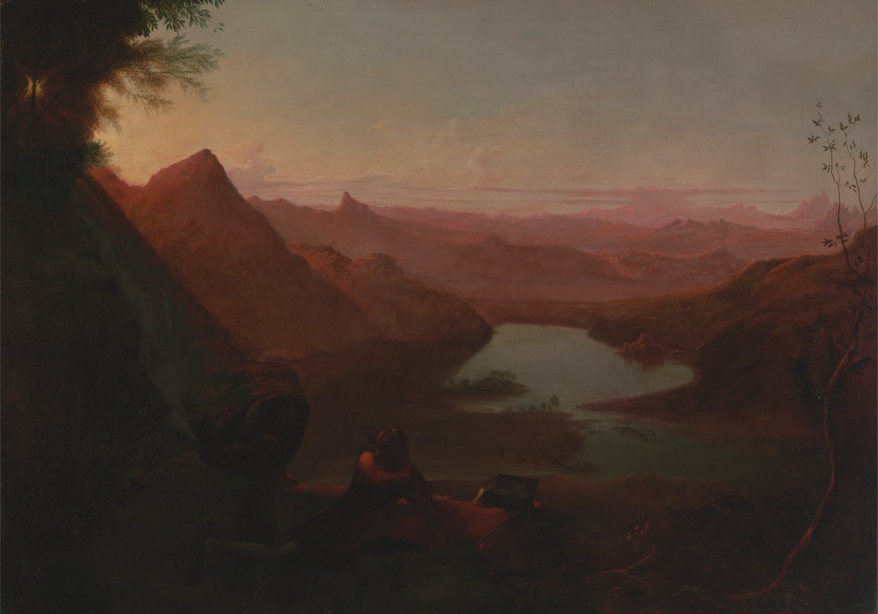 La Vacanza del Pittore [1844, Royal Academy of Arts, Londra, catalogo della mostra] da Francis Danby