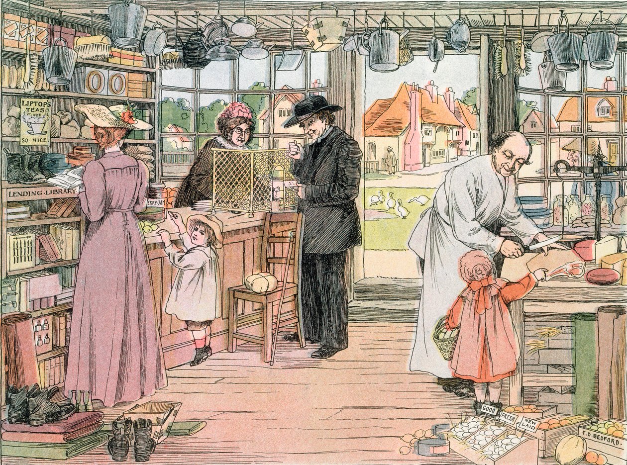 Il negozio generale. Dal libro dei negozi da Francis Donkin Bedford