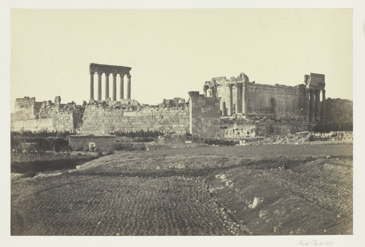 Baalbec, dal Sud da Francis Frith