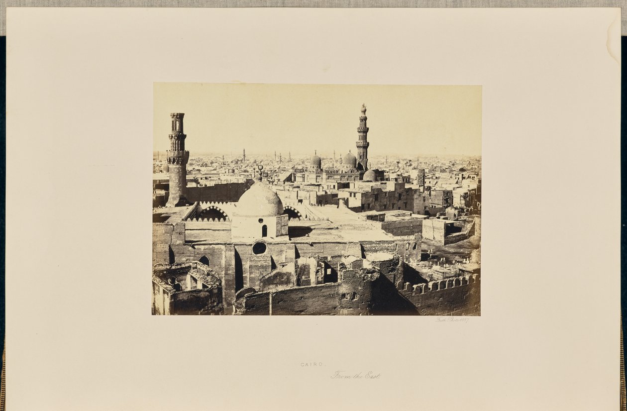 Il Cairo, da est da Francis Frith