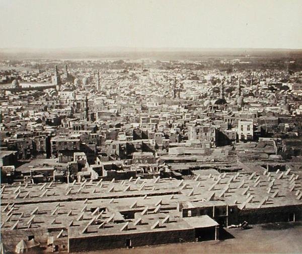 Il Cairo, dalla Cittadella, c.1856-58 (albumina) da Francis Frith