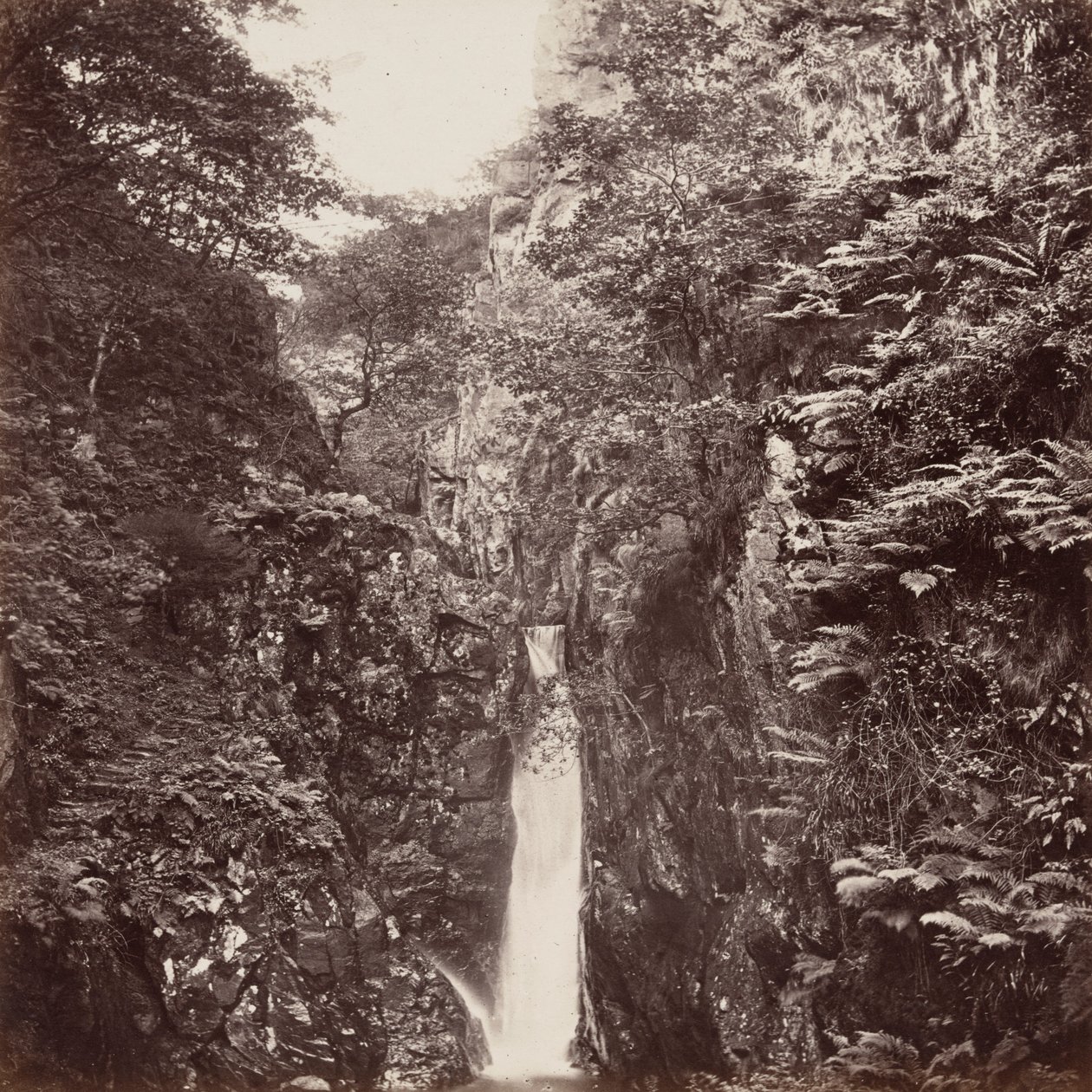 Cascata di Dalegarth, Cumberland da Francis Frith