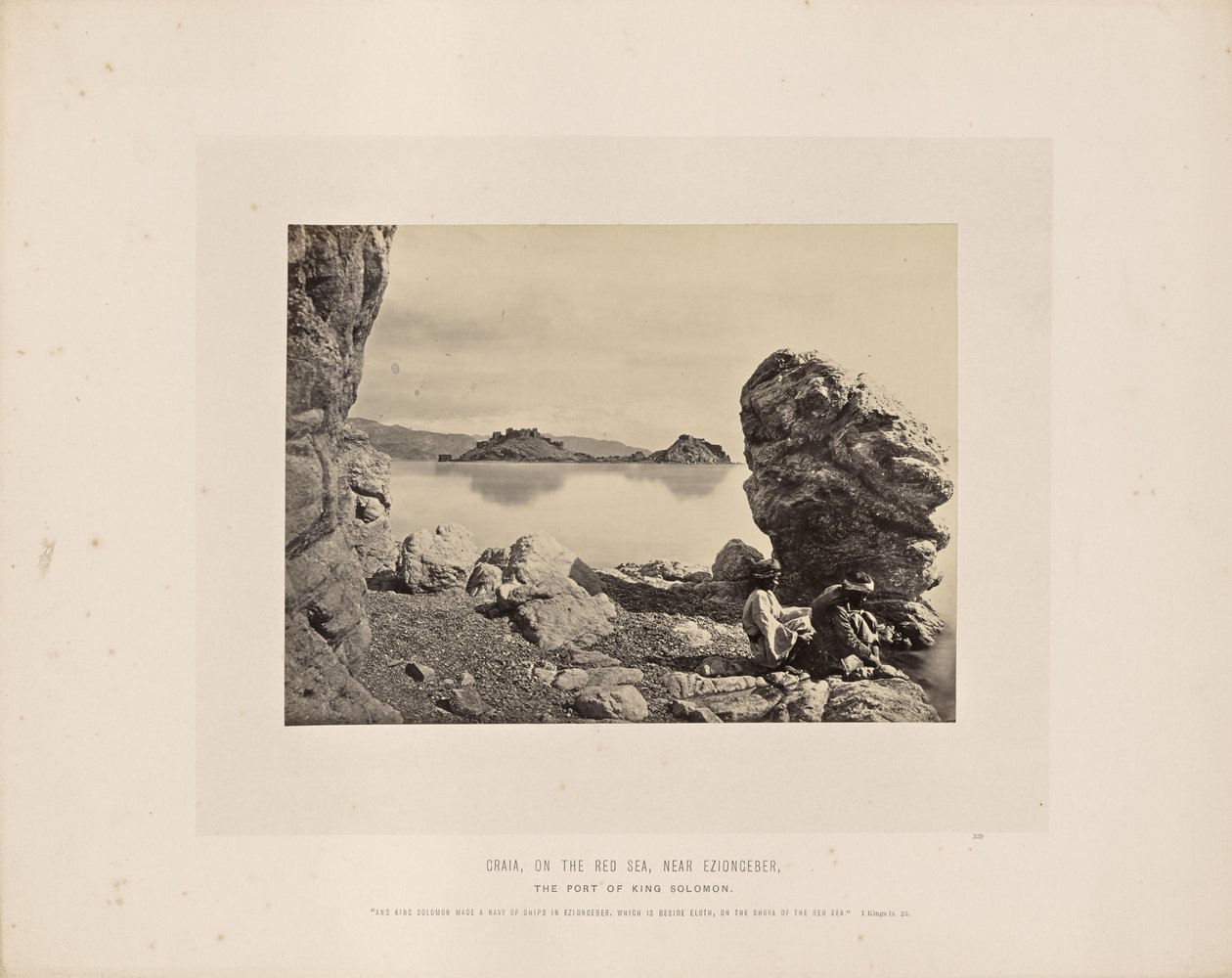 Graia, sul Mar Rosso, vicino a Eziongeber da Francis Frith
