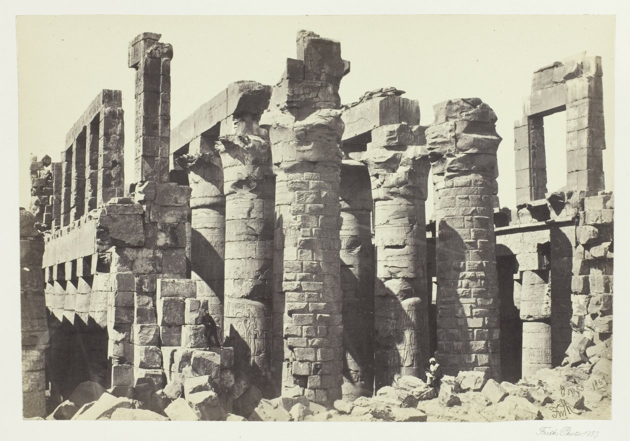 Sala delle Colonne, Karnac da Francis Frith