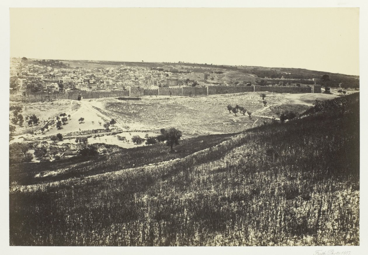 Gerusalemme, dal Monte degli Ulivi, n. 2 da Francis Frith