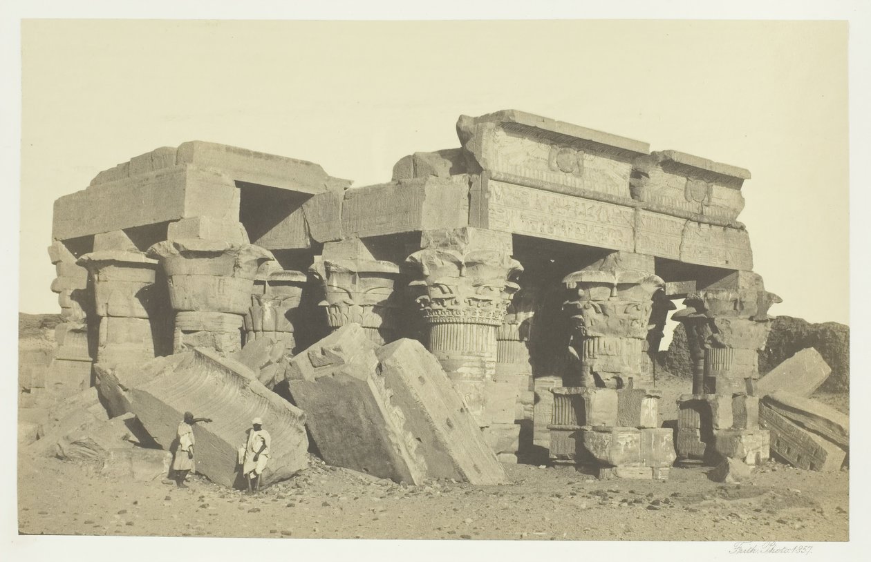Koum Ombo, Alto Egitto, 1857 da Francis Frith
