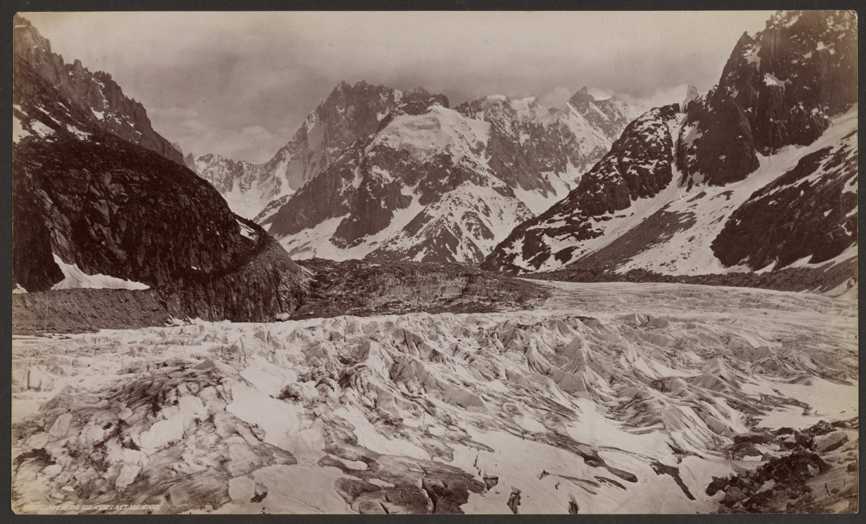 Mer de Glace, Monte Bianco da Francis Frith
