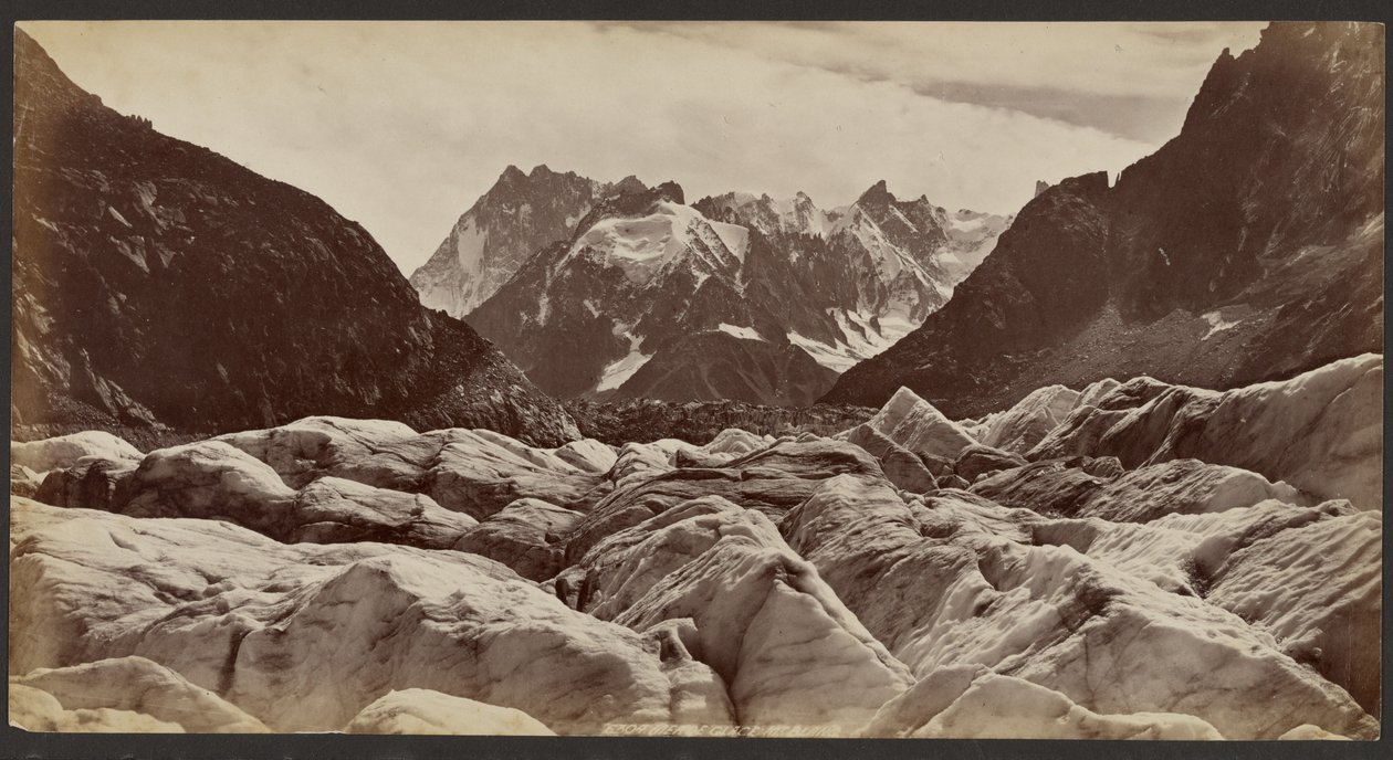 Mer de Glace, Monte Bianco da Francis Frith