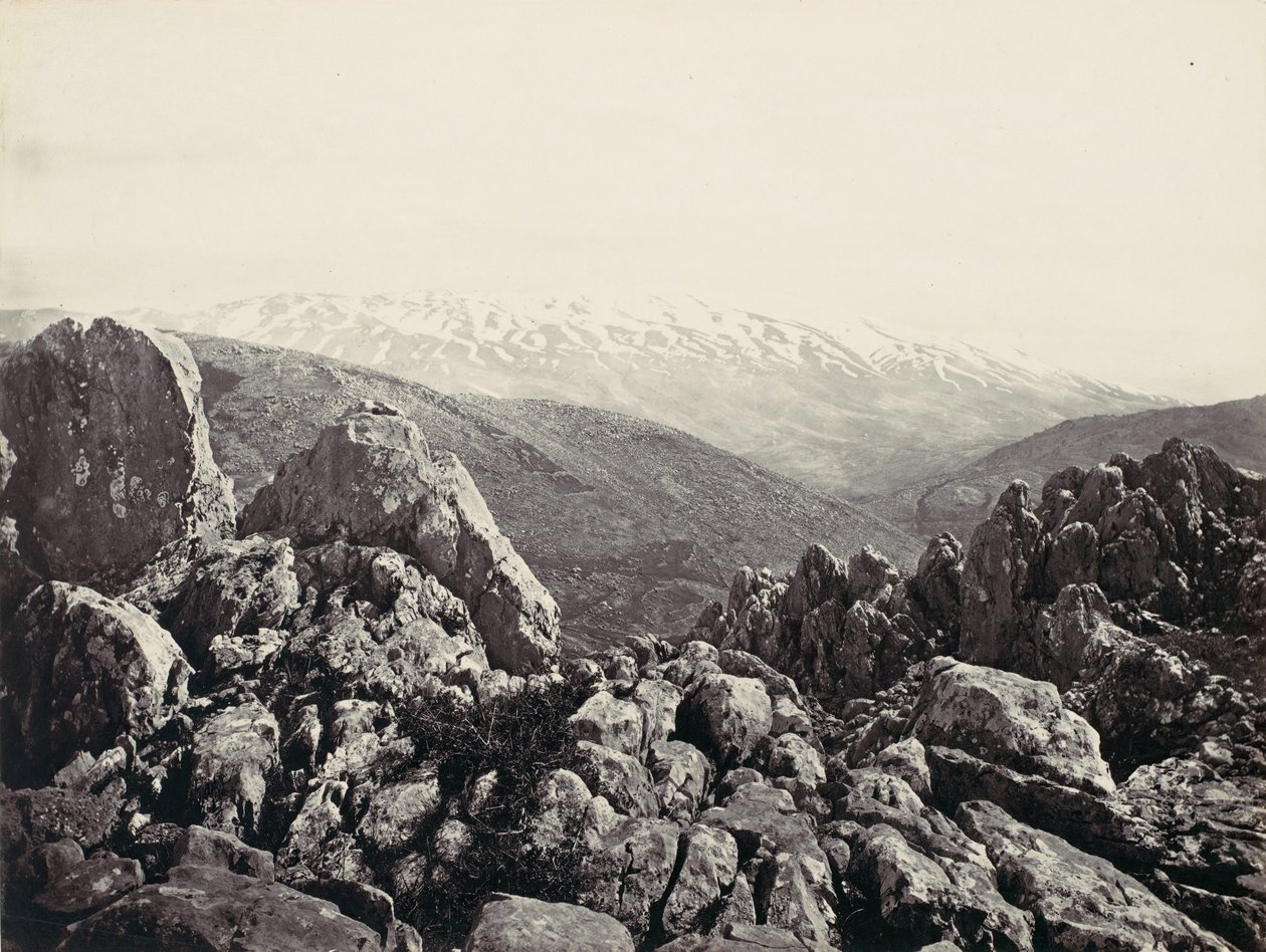 Monte Hermon, il Monte della Trasfigurazione da Francis Frith