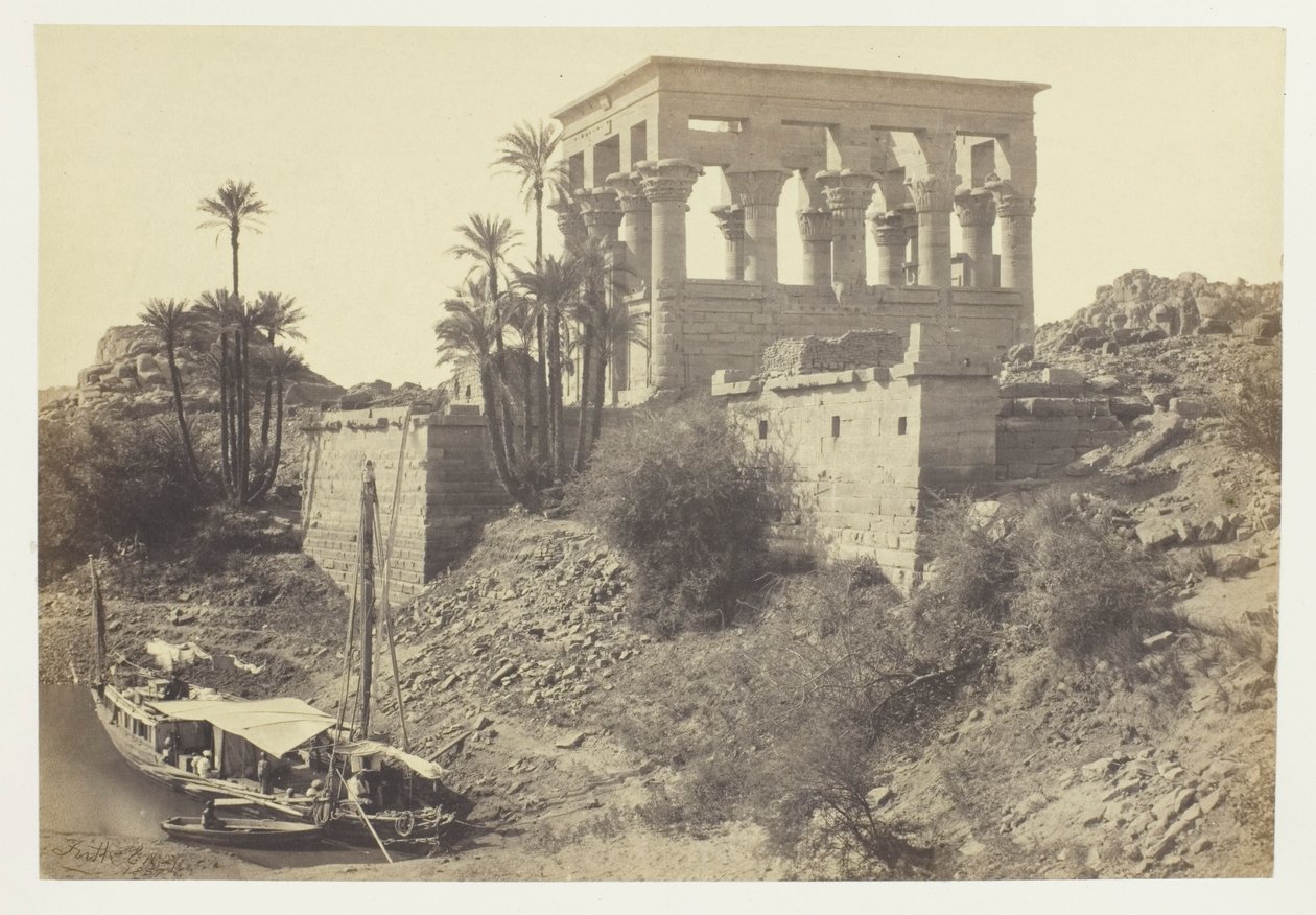 Letto dei Faraoni, Isola di Philæ da Francis Frith