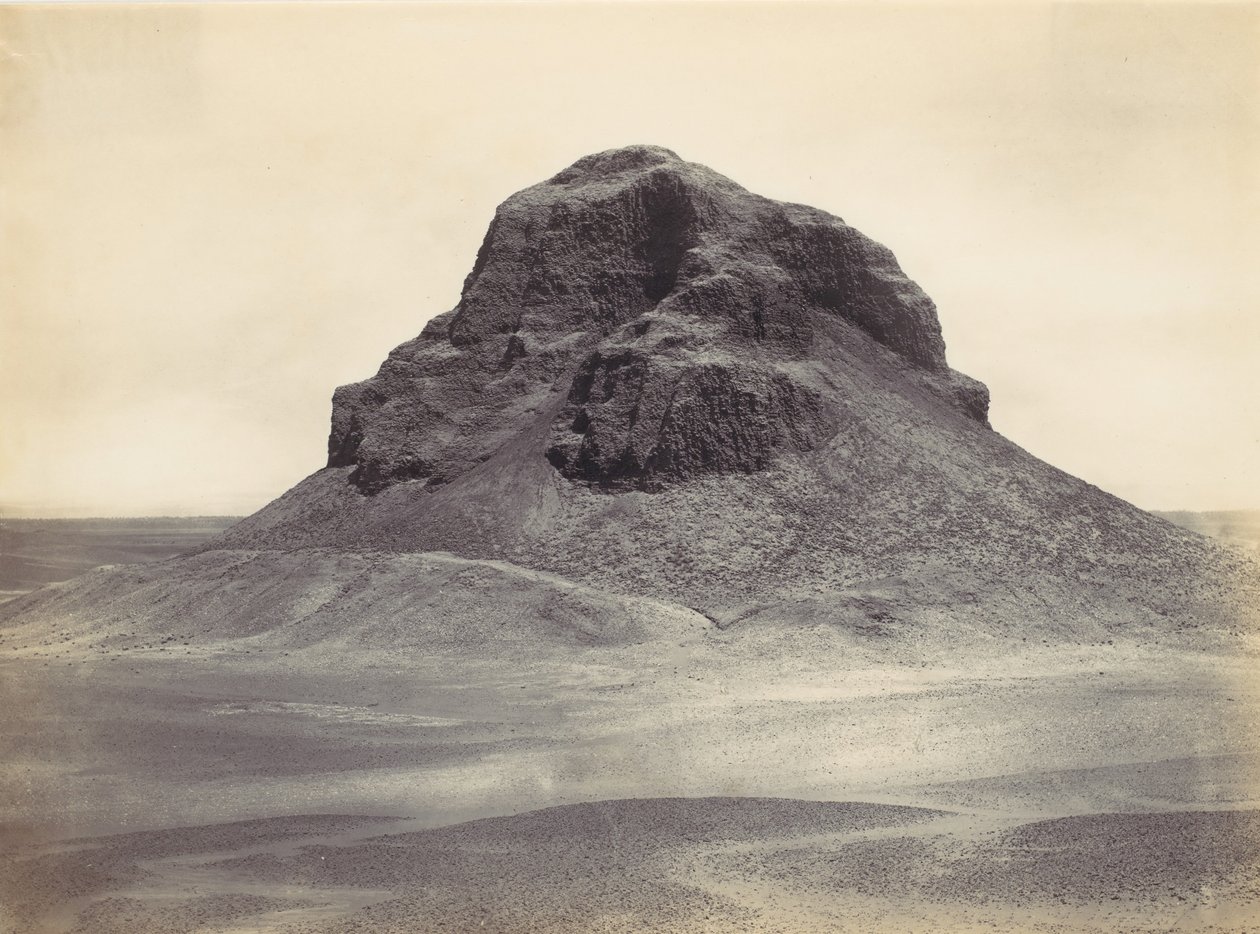 Piramide a Dahshur da Francis Frith