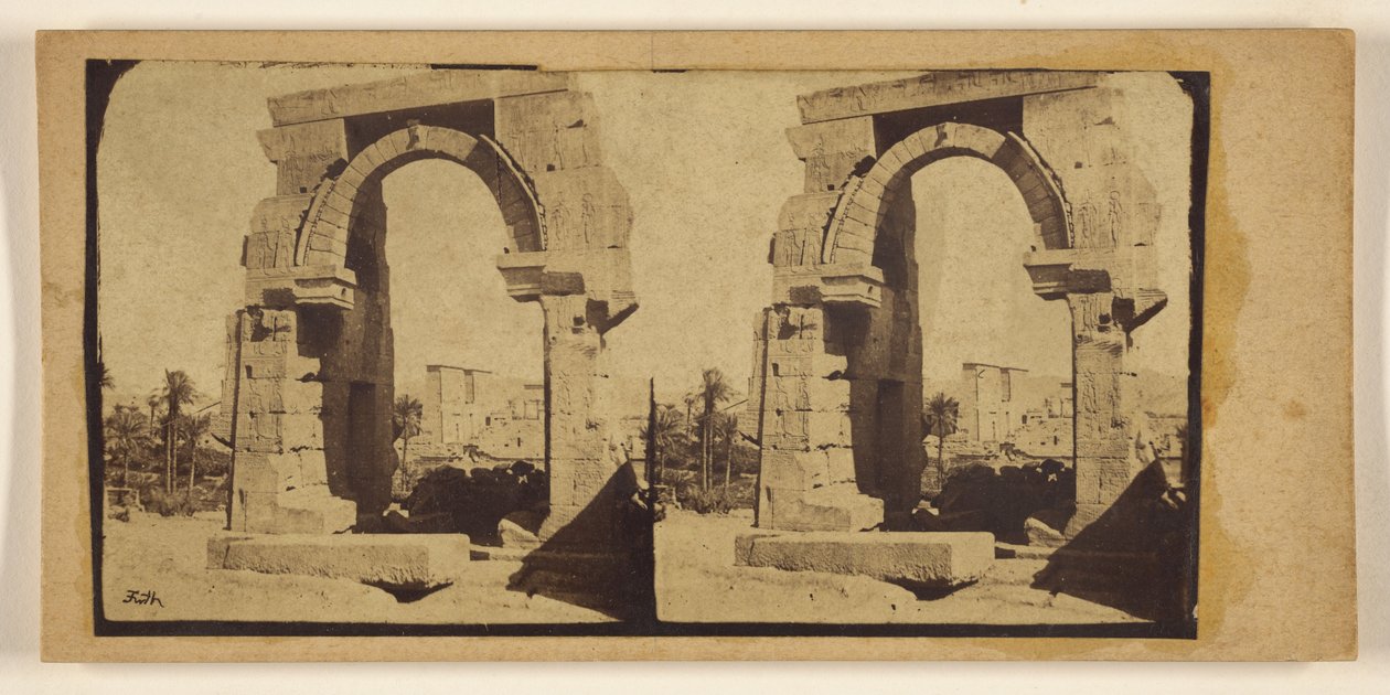 [Römischer Bogen auf der Insel Biggs.] da Francis Frith