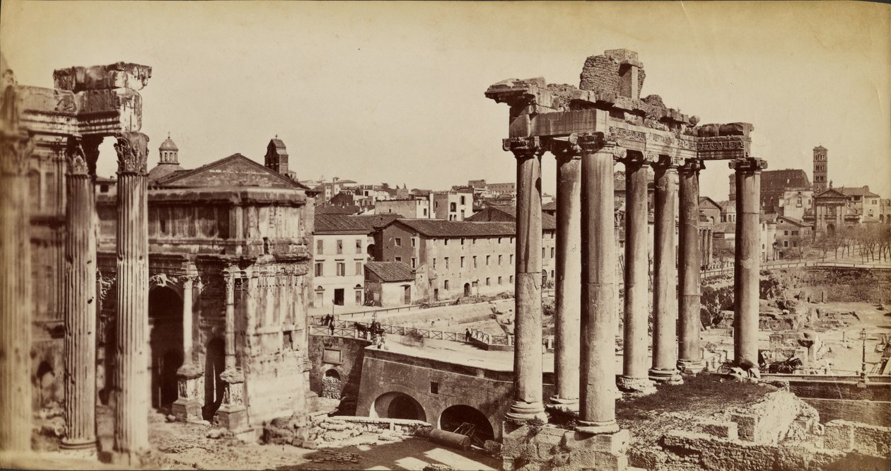 Roma, il Foro da Francis Frith