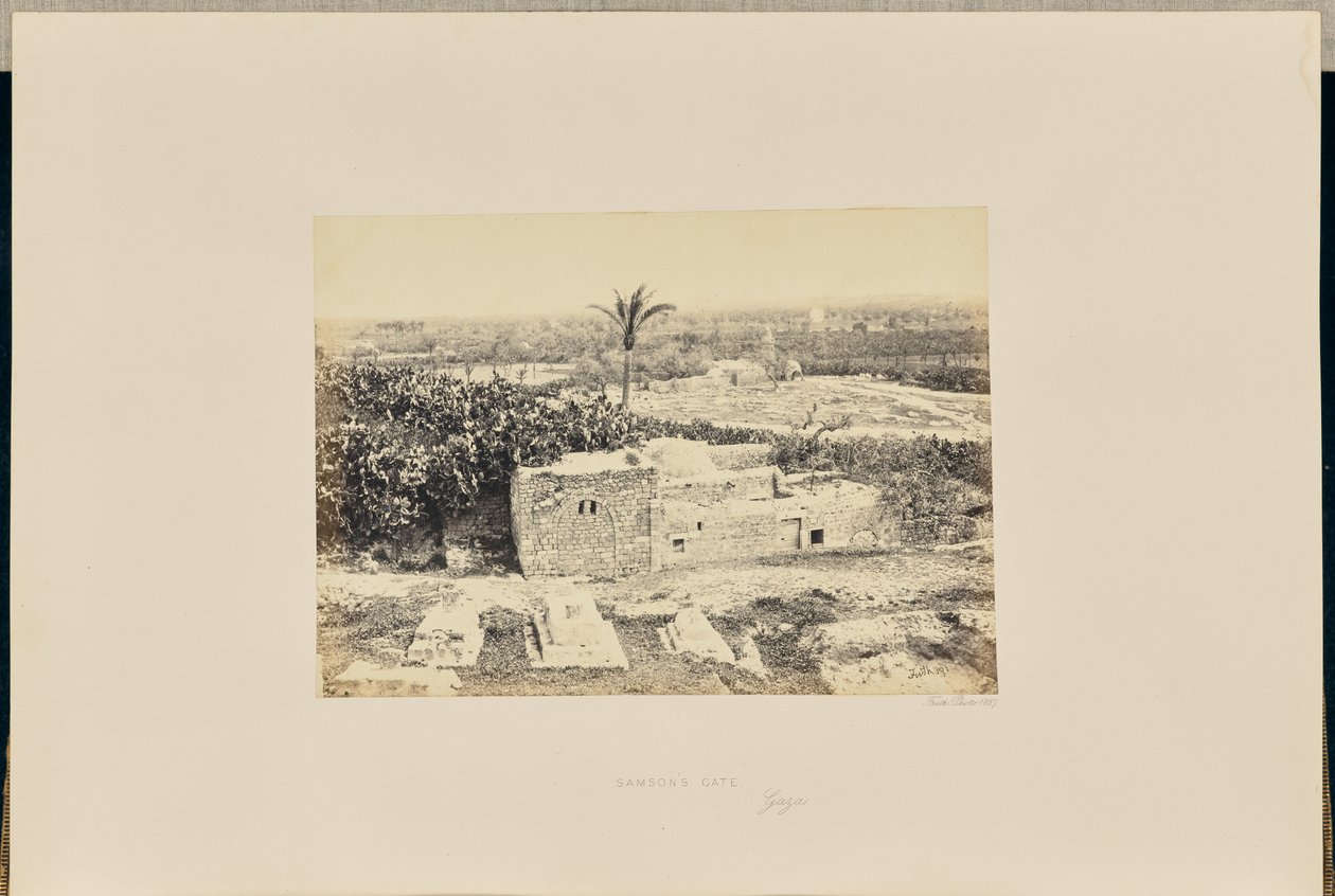 Porta di Sansone, Gaza da Francis Frith