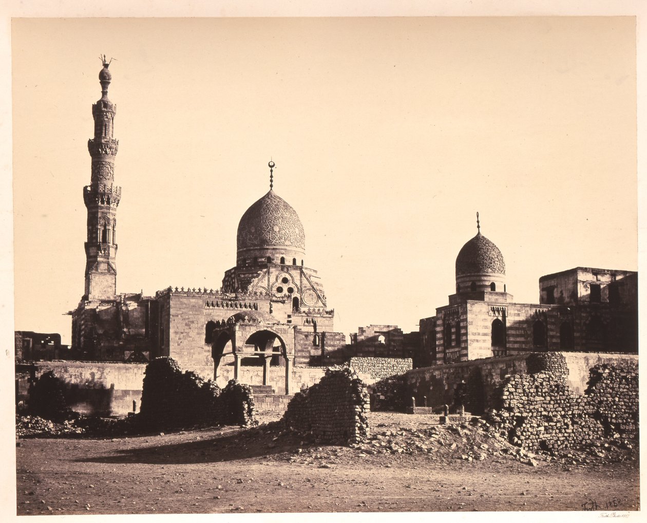 La moschea di Kaitbey da Francis Frith