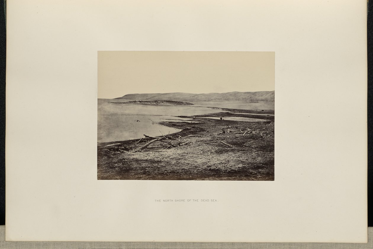 La riva nord del Mar Morto da Francis Frith