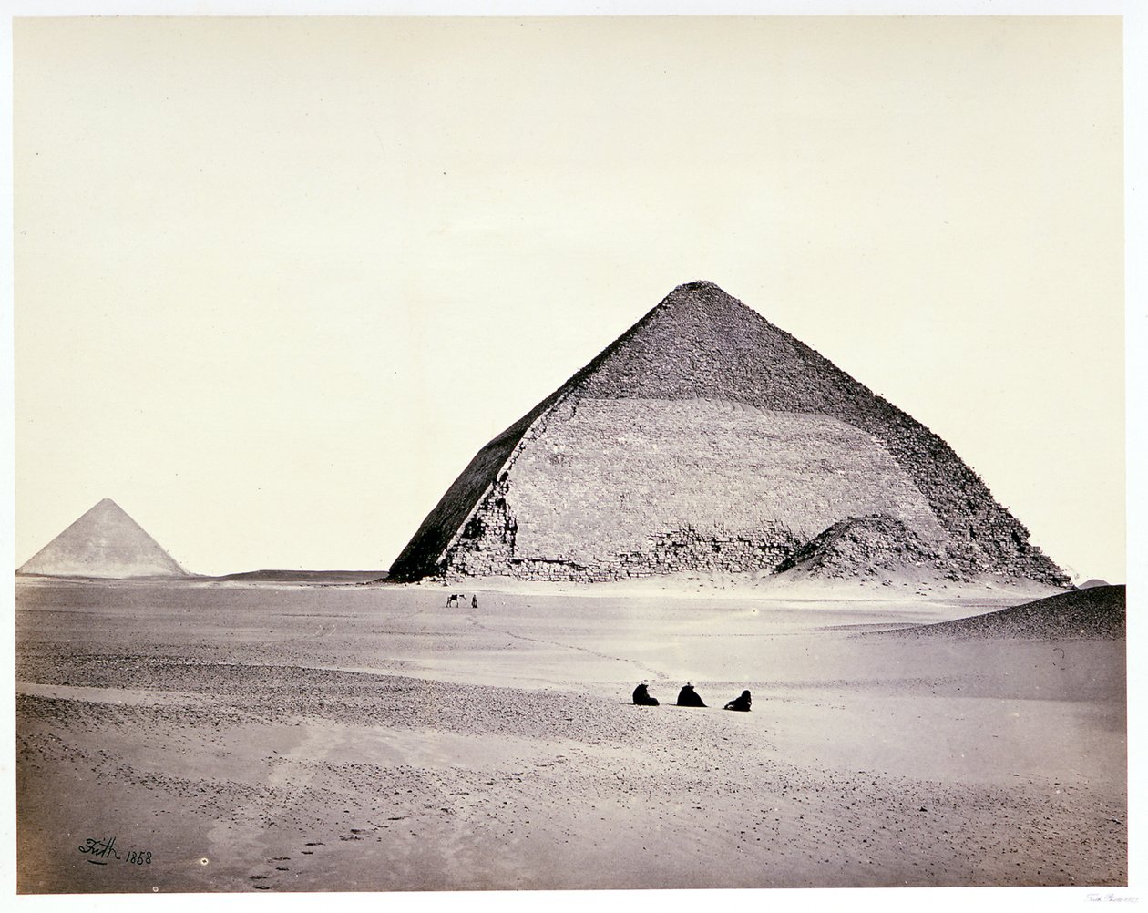 Le piramidi di Dahshoor, da sud-ovest da Francis Frith