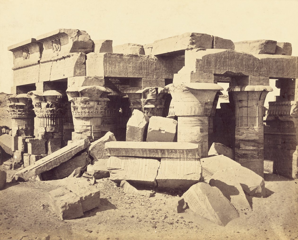 Il tempio di Kom Ombo da Francis Frith