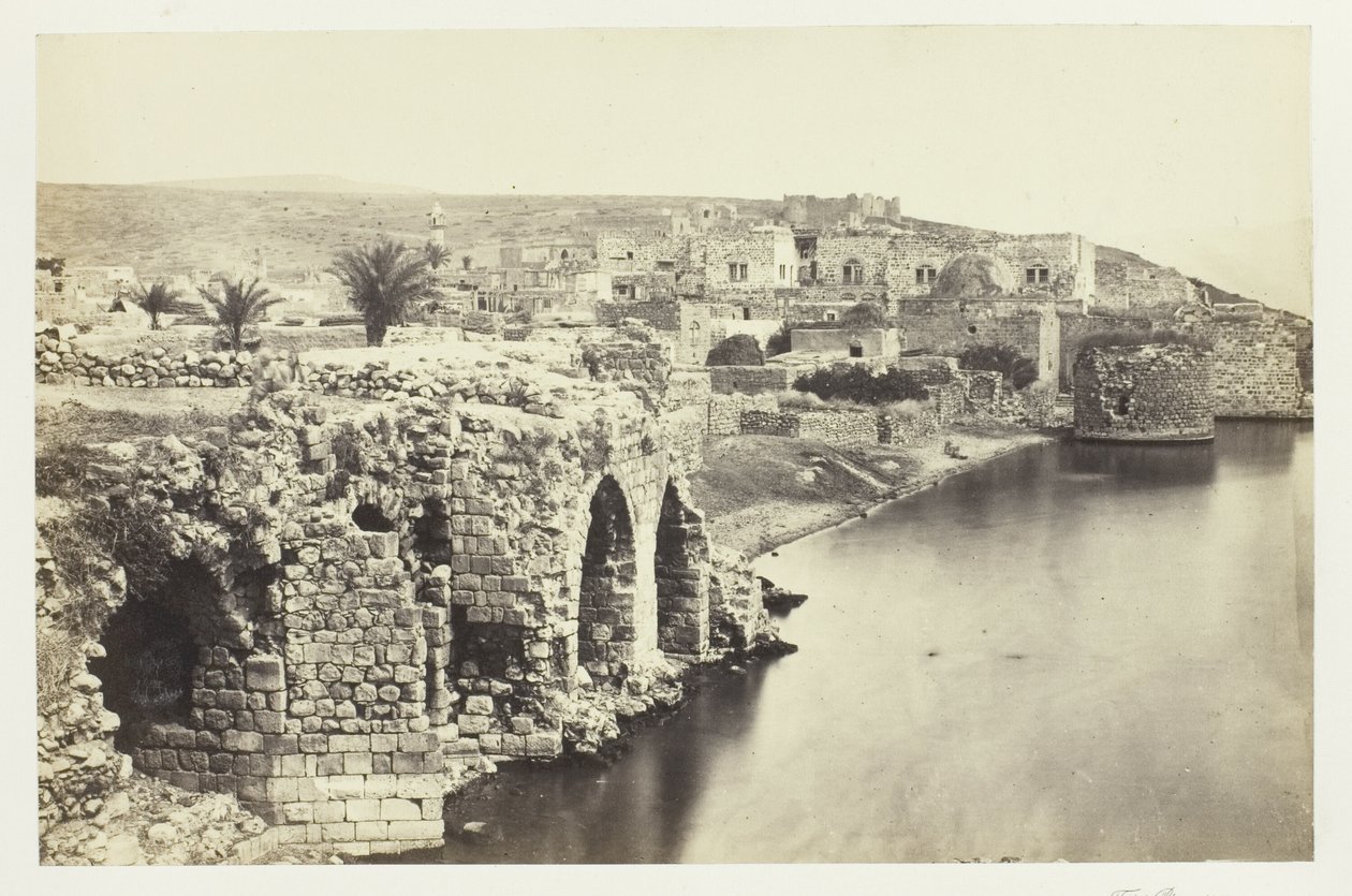 La città e il lago di Tiberio, da sud da Francis Frith