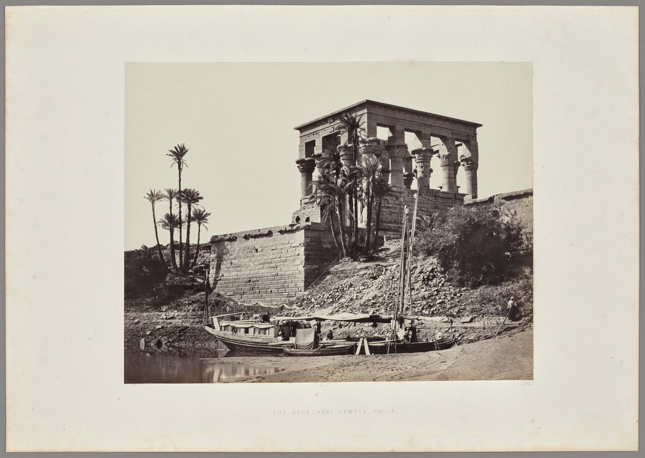 Il chiosco di Traiano a File da Francis Frith