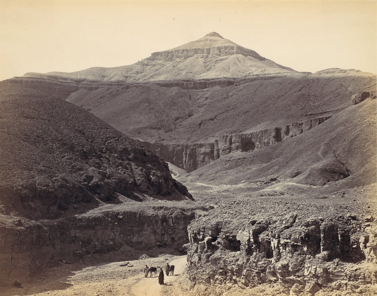 Valle dei Re, Tebe da Francis Frith