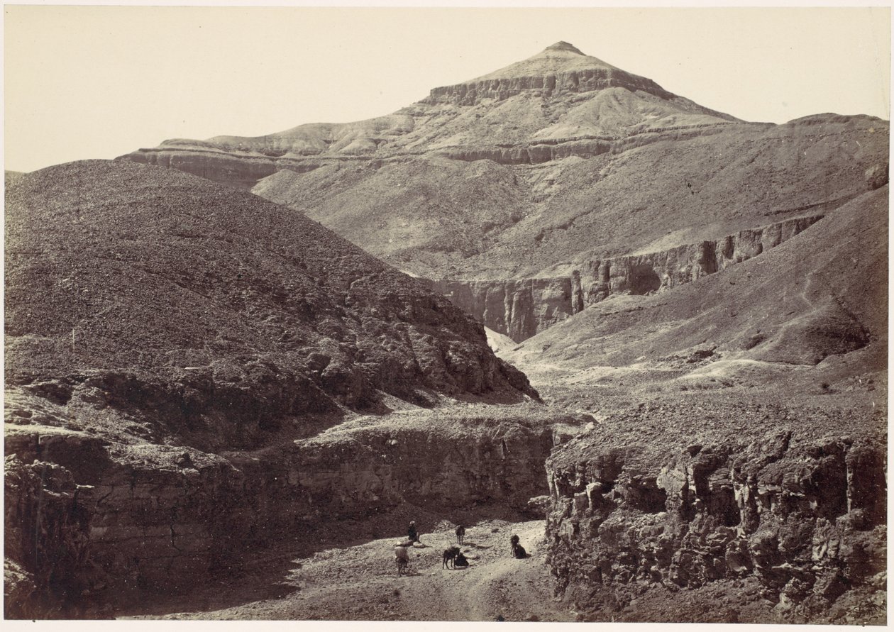 Valle delle tombe dei re, Tebe da Francis Frith