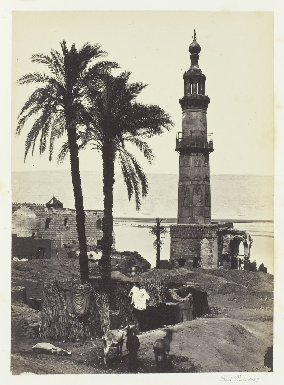 Veduta di Girgeh, Alto Egitto da Francis Frith
