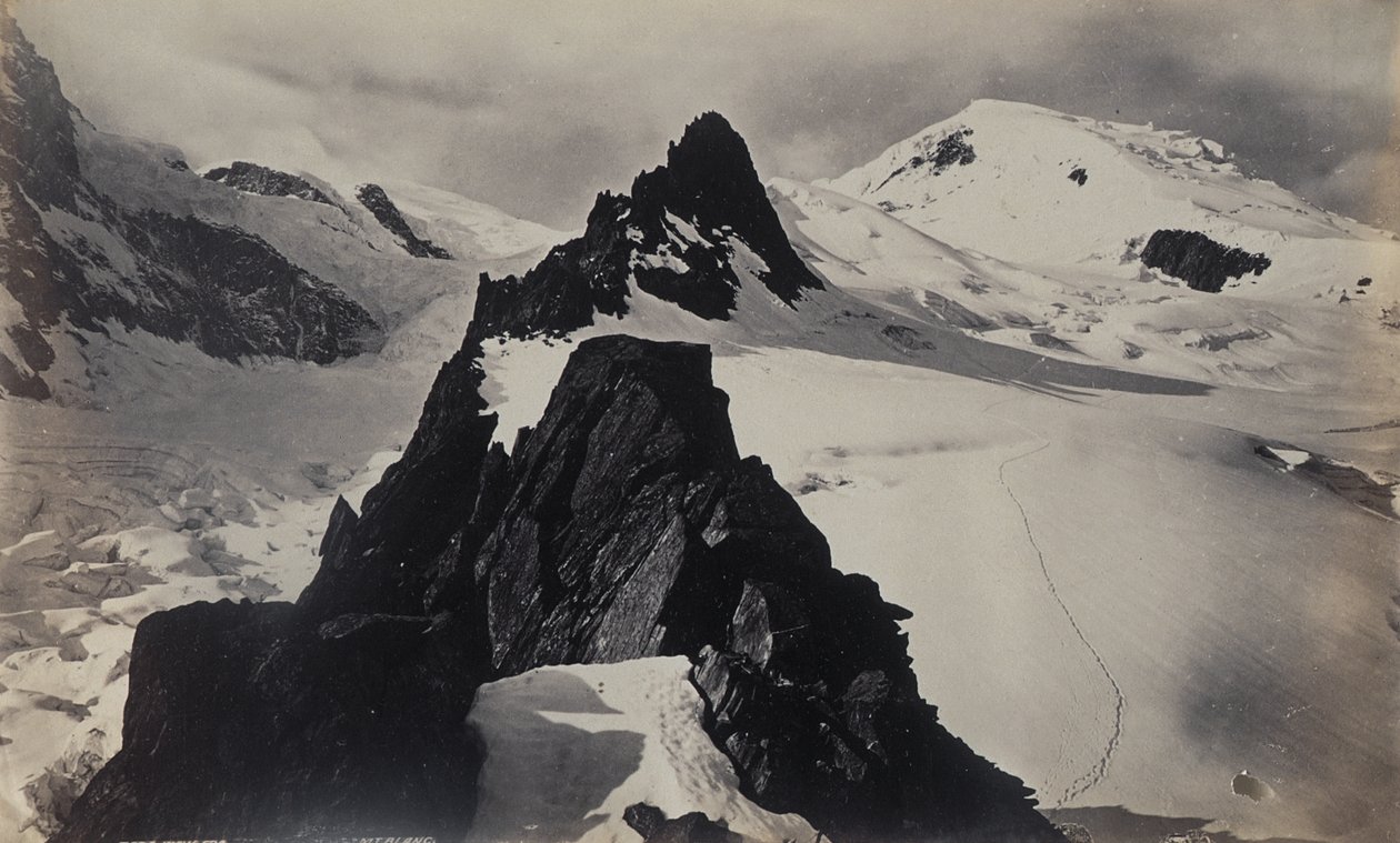 Veduta dal Monte Bianco da Francis Frith