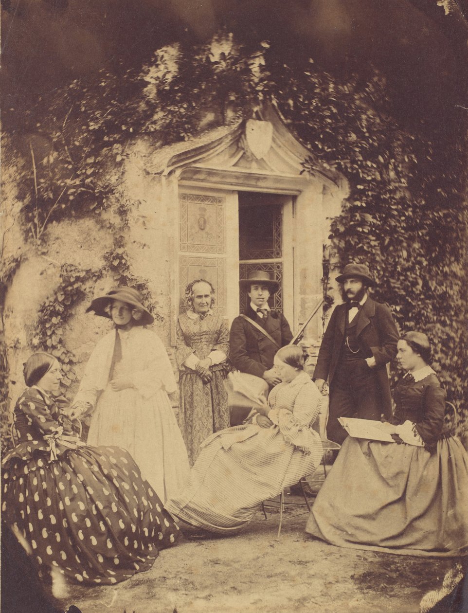 Gruppo Familiare Claudet, Chateau de la Roche, Amboise da Francis George Claudet