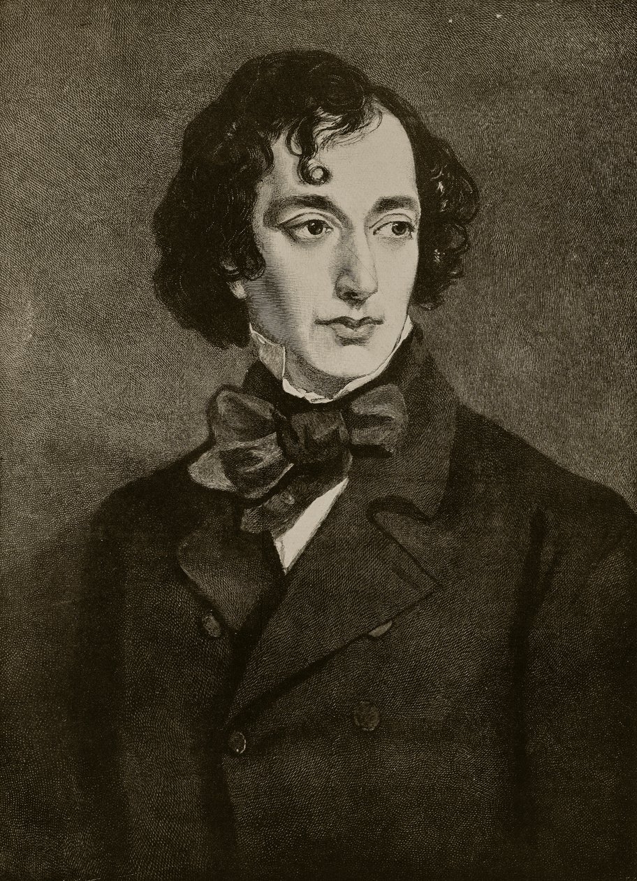 Ritratto di Benjamin Disraeli, illustrazione da 