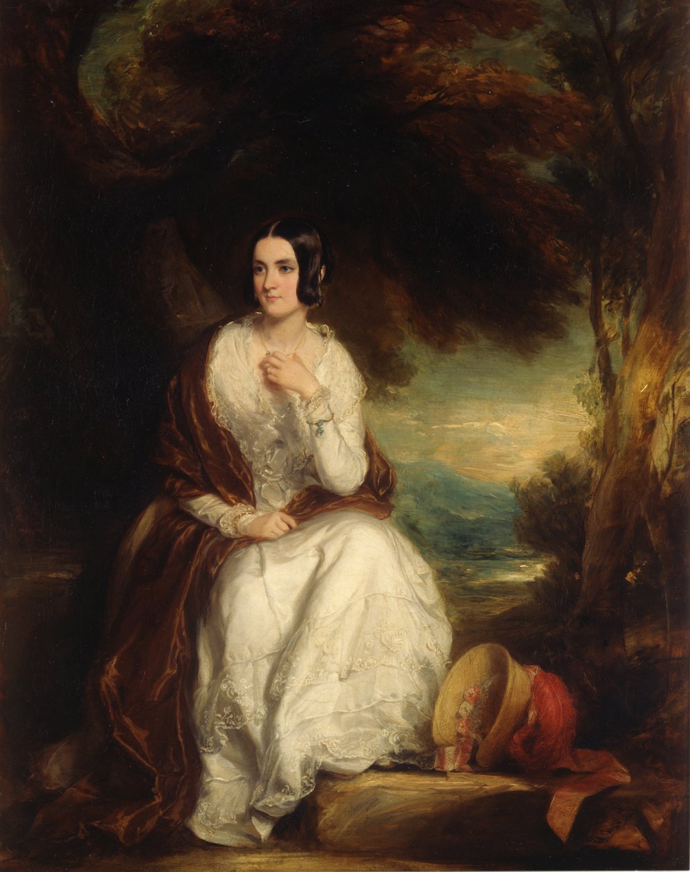 Ritratto di Eleanor, moglie del 4° Duca di Northumberland, c.1844 da Francis Grant