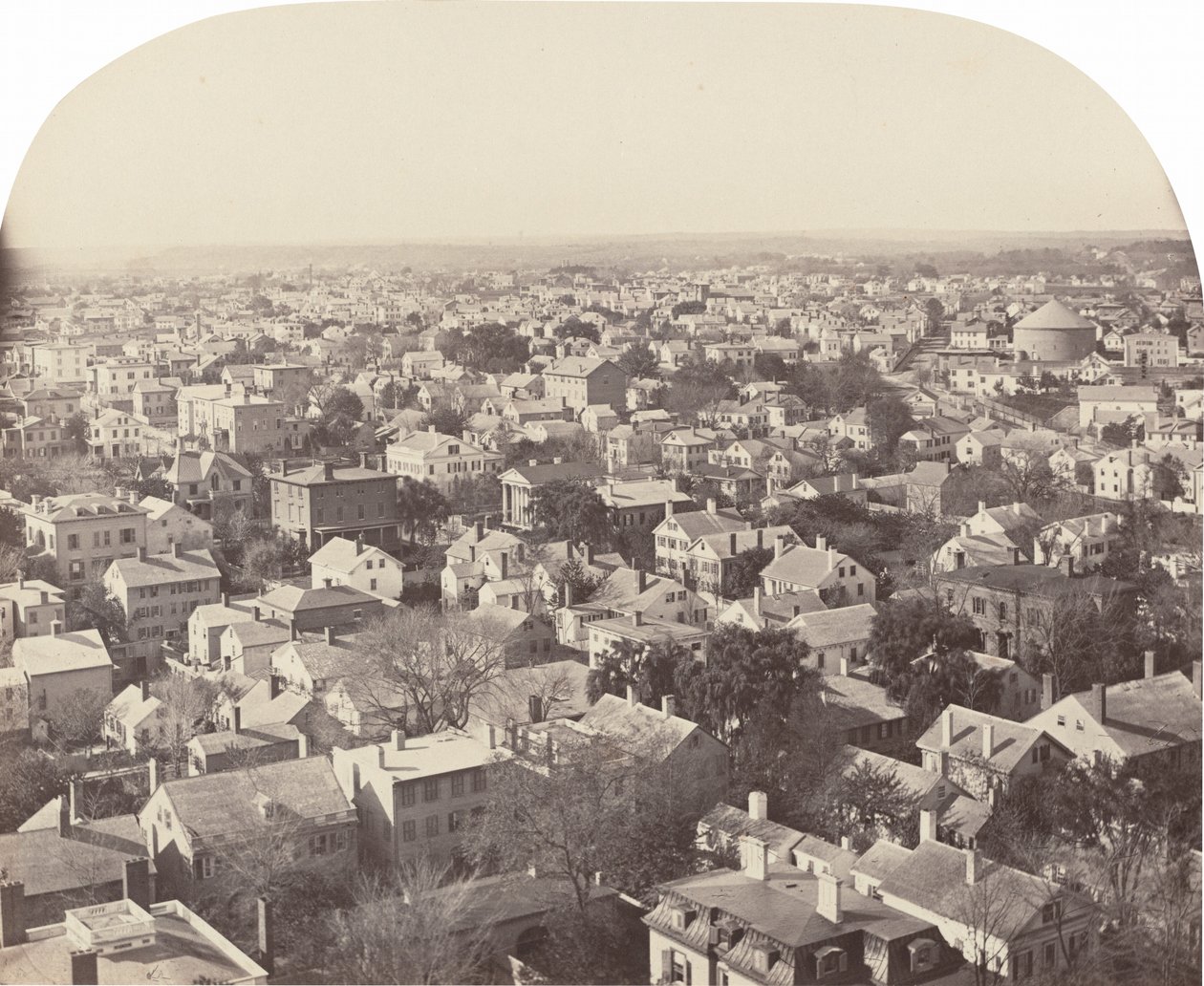 Veduta a Nord-Ovest da Westminster Street, Providence da Francis Hacker