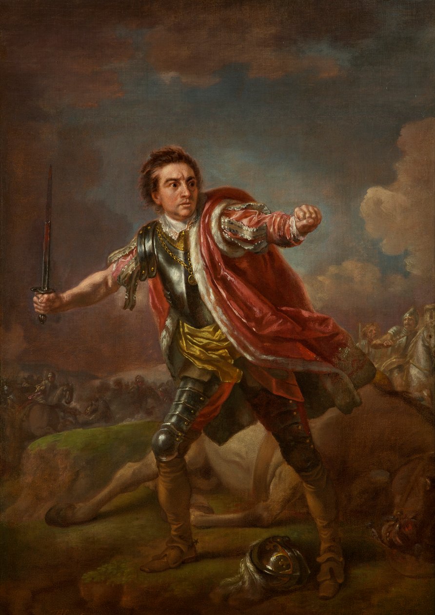 David Garrick come Gloucester in 