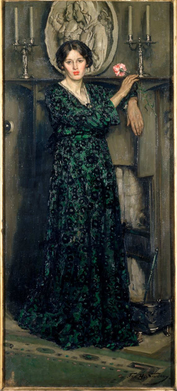 La signora del garofano, c.1919 da Francis Henry Newbery