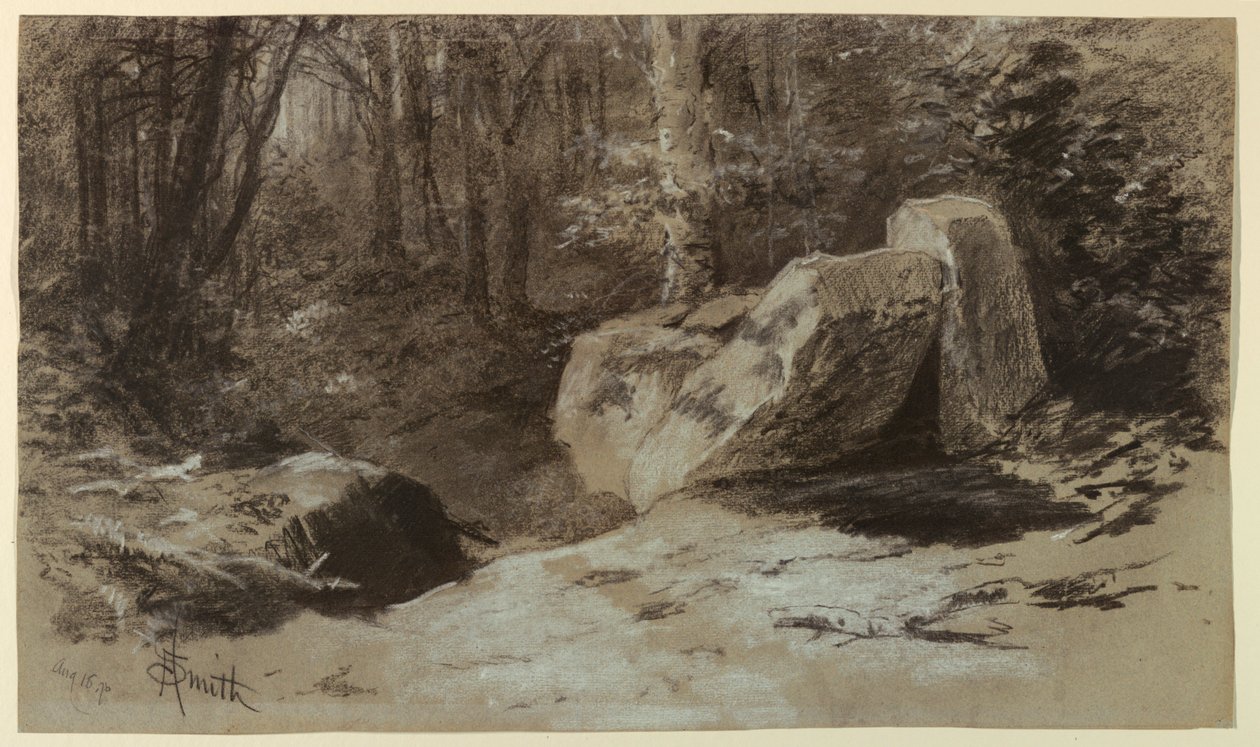Rocce nel bosco da Francis Hopkinson Smith