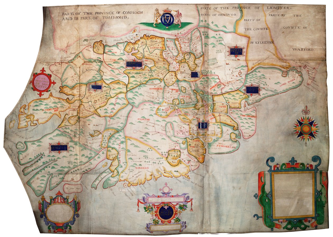 Provincia di Munster, Irlanda, c.1595 da Francis Jobson