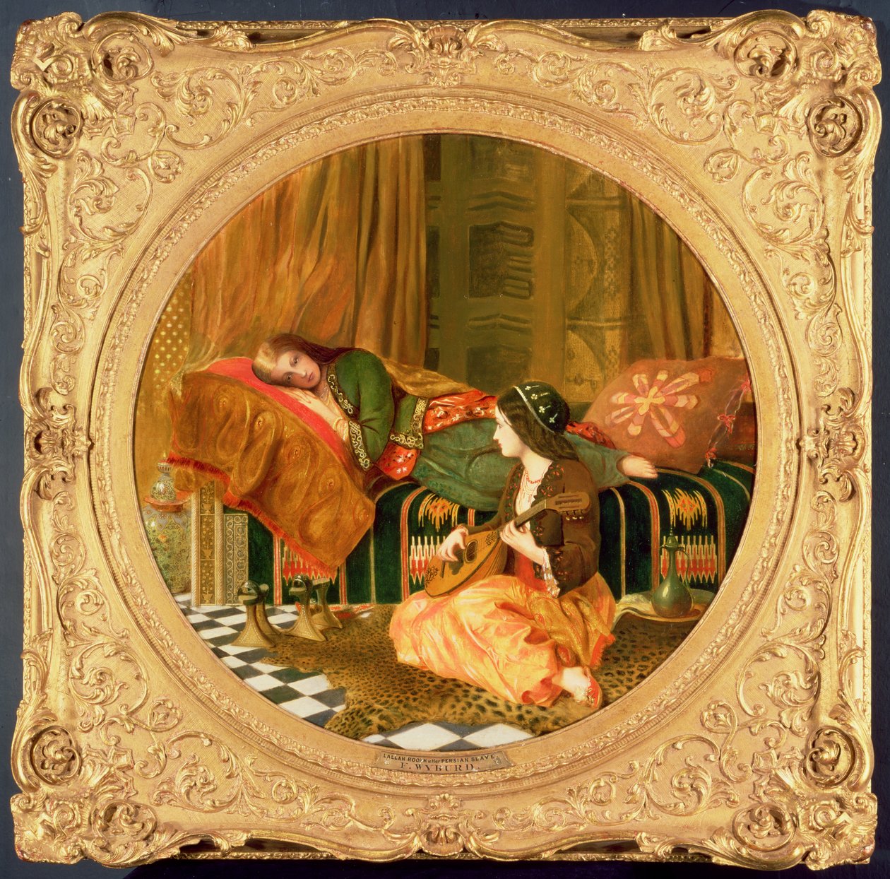 Lallah Rookh e la sua schiava persiana da Francis John Wyburd