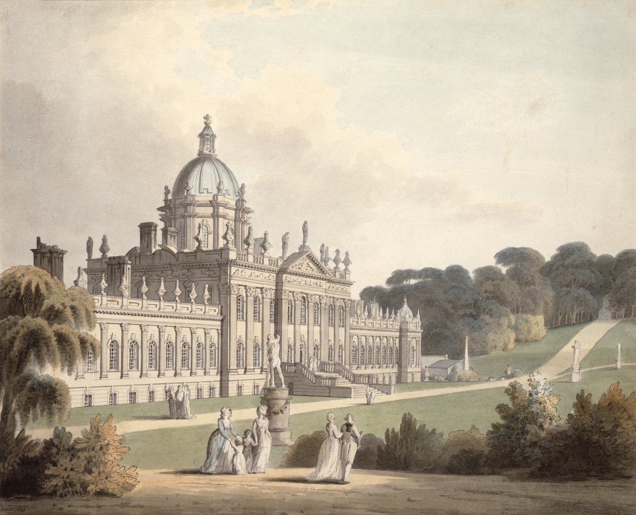 Castello Howard da Francis Nicholson
